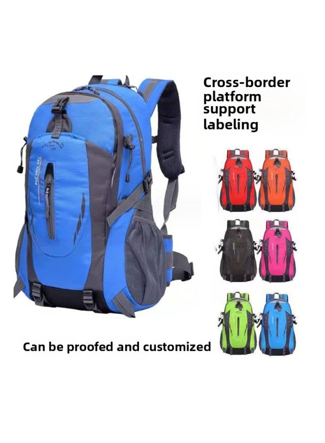 Fixed Hiking Stick Hiking Backpack Multi-functional Camping Bag Large Capacity Waist Protection Outdoor Mountaineering Bag-Color:40l Stand Carrying System Orange-Capacity:36-55L - Image 2
